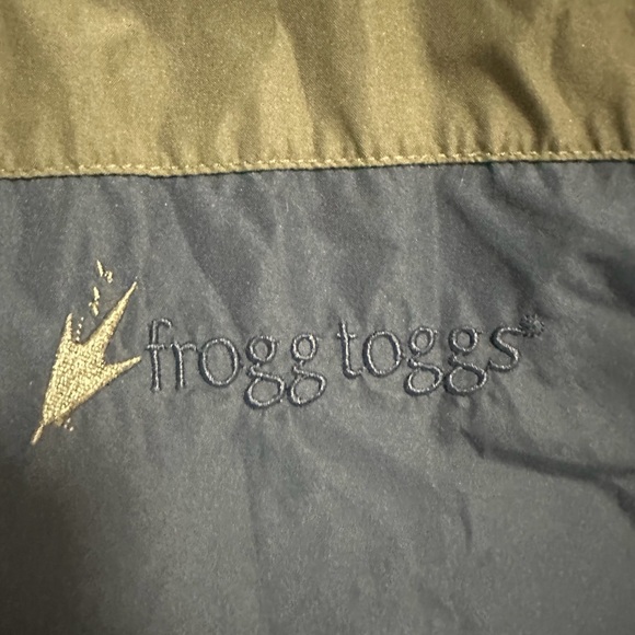 Frogg Toggs M/L Blue Gray Lightweight Hooded Rain Jacket Packable Outdoor Unisex - Picture 4 of 4